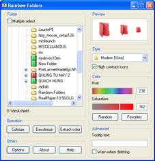 Tải Rainbow Folders 1.02 Thay đổi icon cho thư mục 48