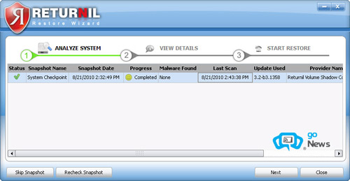 Tải Returnil System Safe 2011 Bảo vệ hệ thống khỏi malware 12