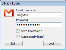 Tải gTray Beta 1.0 Ứng dụng kiểm tra hộp thư Gmail 1