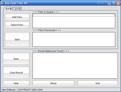Tải Ada Email Filter XP 2.8 Loại bỏ email trùng 1