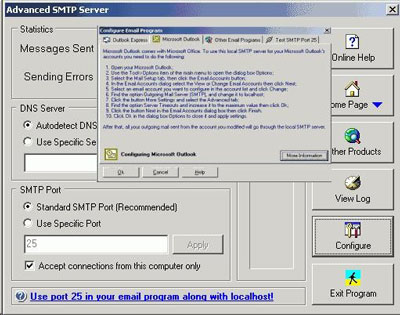 Tải Advanced SMTP Server 3.1 80