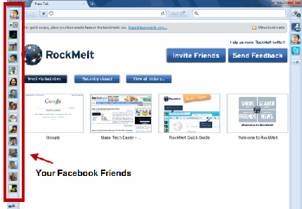 Tải RockMelt 2.2.0 Trình duyệt web thông minh 5