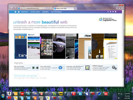 Tải Internet Explorer 9 Trình duyệt web IE 9 cho Windows 7 2