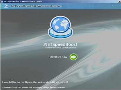 Download .NETSpeedBoost Professional Edition 6.5 Tăng tốc mạng Internet tới 1200%