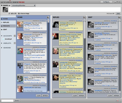 Tải Seesmic Desktop 0.6.2 Cập nhật thông tin trên Facebook và Tweets 1