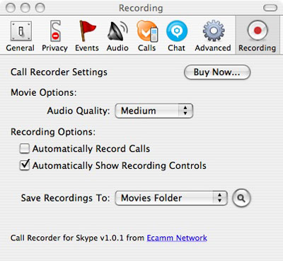 video recorder for skype for mac