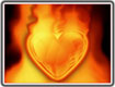 Heart On Fire Screensaver 1.31