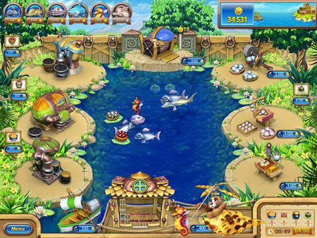 Gam mô phỏng Farm Frenzy: Gone Fishing