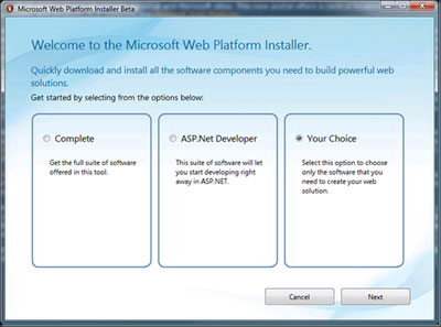 Tải Microsoft Web Platform Installer Beta 94