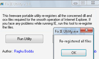 AFix IE Utility