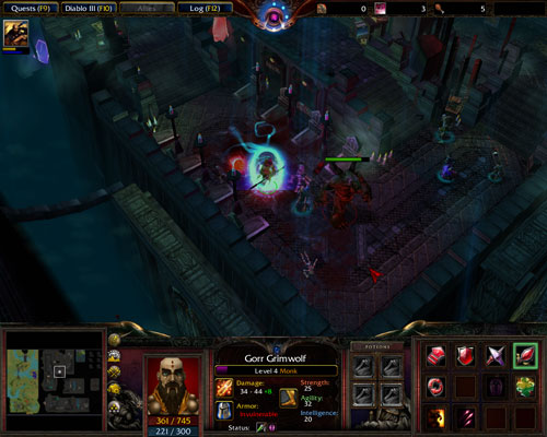 Warcraft 3 Map Diablo III Game Chi N Thu T Warcraft 3   WarDiablo L1 