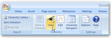 Chem4Word - Chemistry Add-in for Word 3.0.36 Phần mềm viết công thức hóa học trong Word
