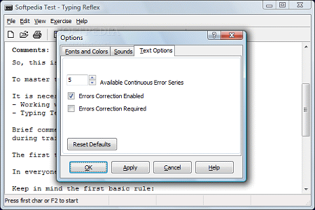 Typing Reflex