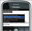 Antair Call Screener for BlackBerry