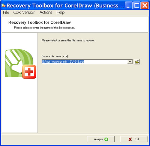 Recovery Toolbox for CorelDraw