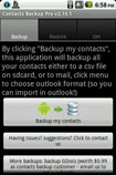 Contacts Backup Pro for Android