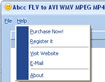 Abcc FLV to AVI WMV MPEG MP4 MOV Converter