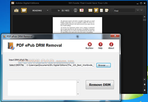 adobe pdf epub drm removal for mac