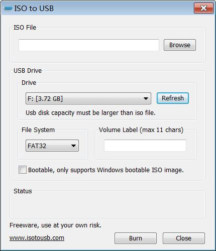 Tải ISO to USB 1.6 Công cụ ghi file ISO vào ổ đĩa USB 1