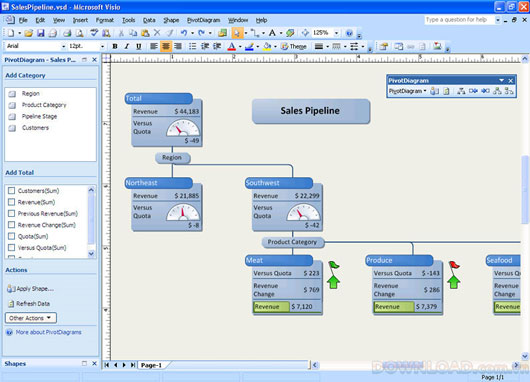 ms visio 2007 service plans pack