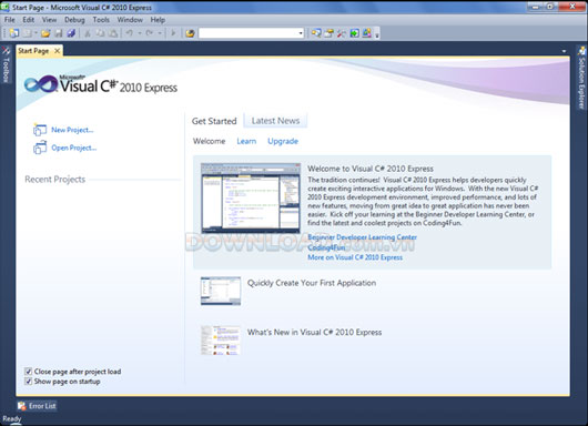 Visual C# 2010 Express