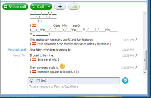 Clownfish for Skype