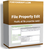  File Property Edit Free  3.75 Phần mềm chỉnh sửa thuộc tính tập tin