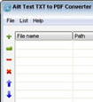 Ailt Text TXT to PDF Converter