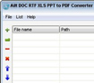 Ailt DOC RTF XLS PPT to PDF Converter