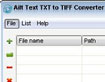 Ailt Text TXT to TIFF Converter