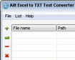 Ailt Excel to TXT Text Converter
