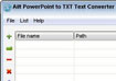 Ailt PowerPoint to TXT Text Converter