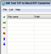 Ailt Text TXT to Word RTF Converter