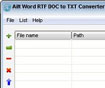 Ailt Word RTF DOC to TXT Converter
