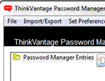ThinkVantage Password Manager