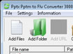 Pptx Pptm to Flv Converter 3000
