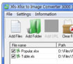 Xls/Xlsx to Image Converter 3000