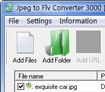 Jpeg to FLV Converter 3000