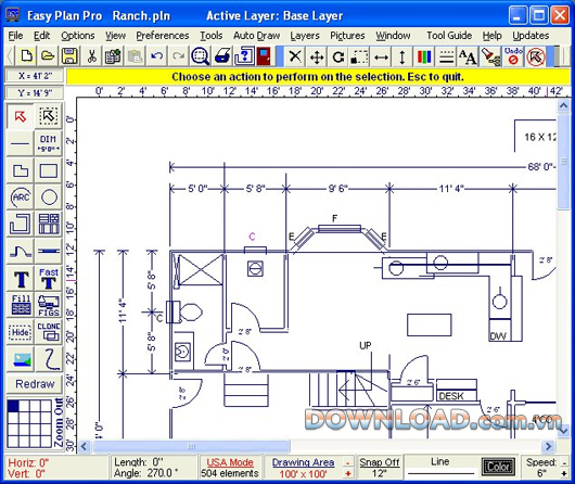 Phần mềm vẽ thiết kế đơn giản sẽ giúp bạn tạo ra những bản vẽ chuyên nghiệp mà không cần phải là kiến trúc sư hay chuyên gia về thiết kế. Các tính năng dễ sử dụng sẽ giúp bạn tiết kiệm thời gian cho công việc của mình, trong khi vẫn đảm bảo tính chính xác và thẩm mỹ cao.