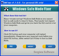  SMFixer  1.1 Công cụ phục hồi Safe Mode cho Windows