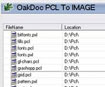 OakDoc PCL to IMAGE Converter