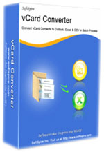  SoftSpire vCard Converter  3.5 Chuyển đổi vCard sang tập tin Outlook, Excel & CSV