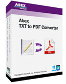  Abex TXT to PDF Converter  3.2 Chuyển đổi Plain Text sang định dạng PDF