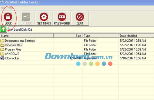 PackPal Folder Locker