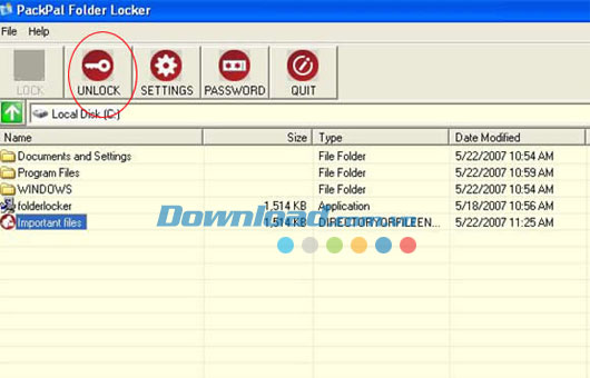 PackPal Folder Locker