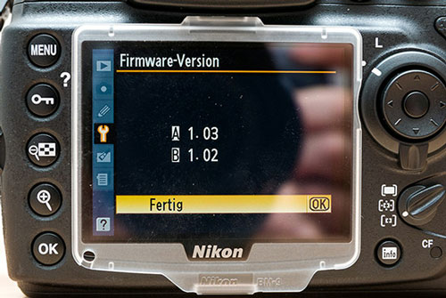 Nikon D700 Firmware