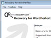 Recovery for WordPerfect