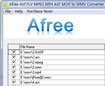 Afree AVI FLV MPEG MP4 ASF MOV to WMV Converter