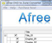 Afree DVD to Zune Converter