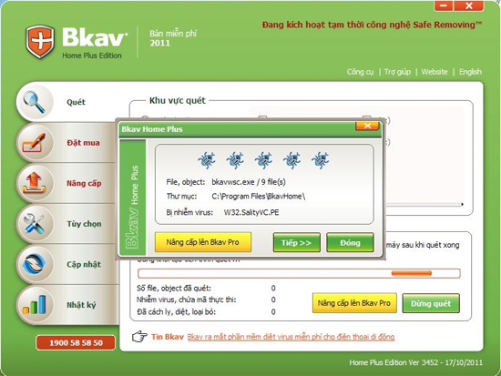 Tải Bkav Home Plus Phần mềm diệt virus miễn phí 2